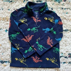 The Children’s Place Navy Blue Fleece Dino Pullover